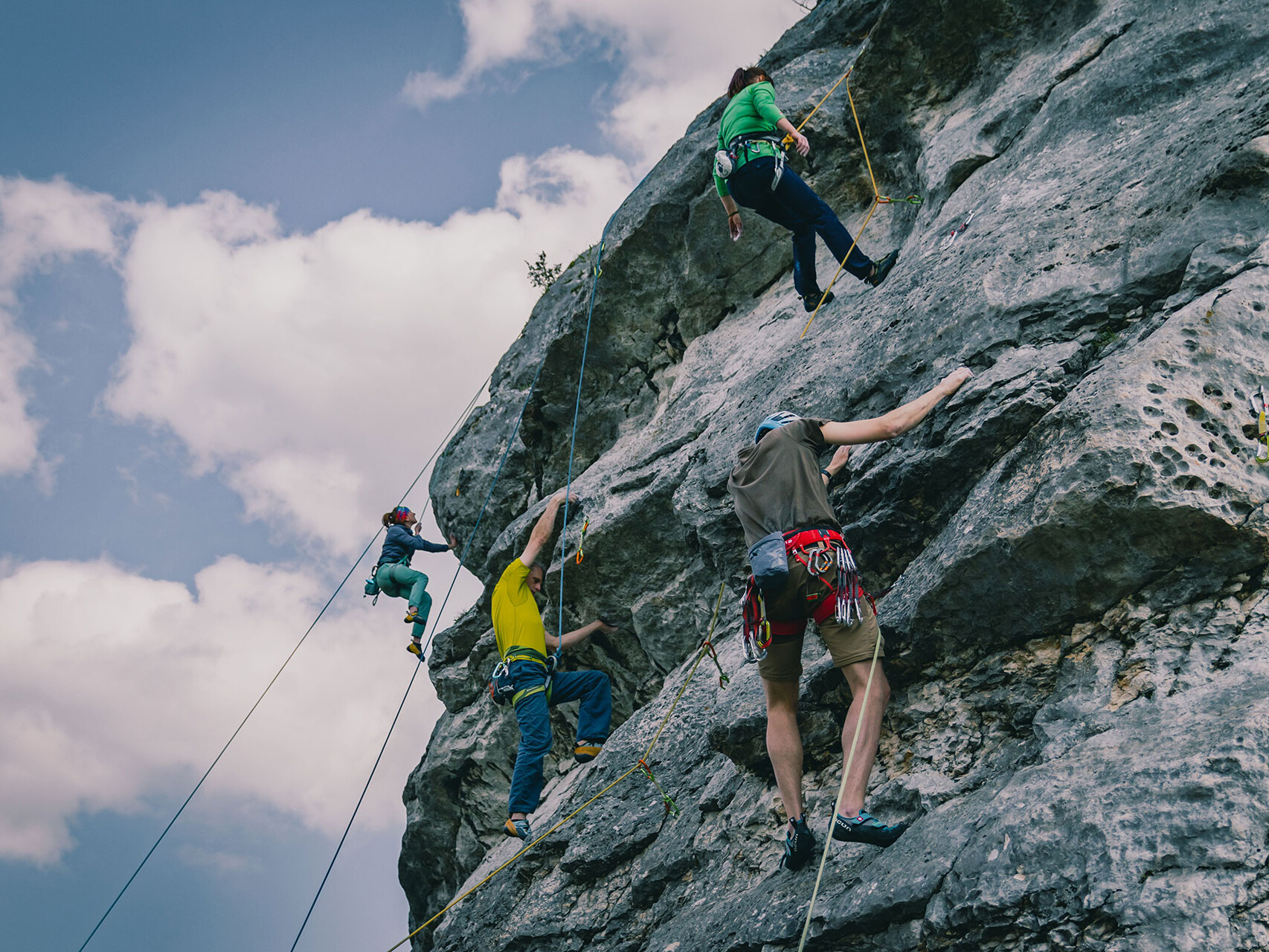 Foto Climbing sulle Dolomiti