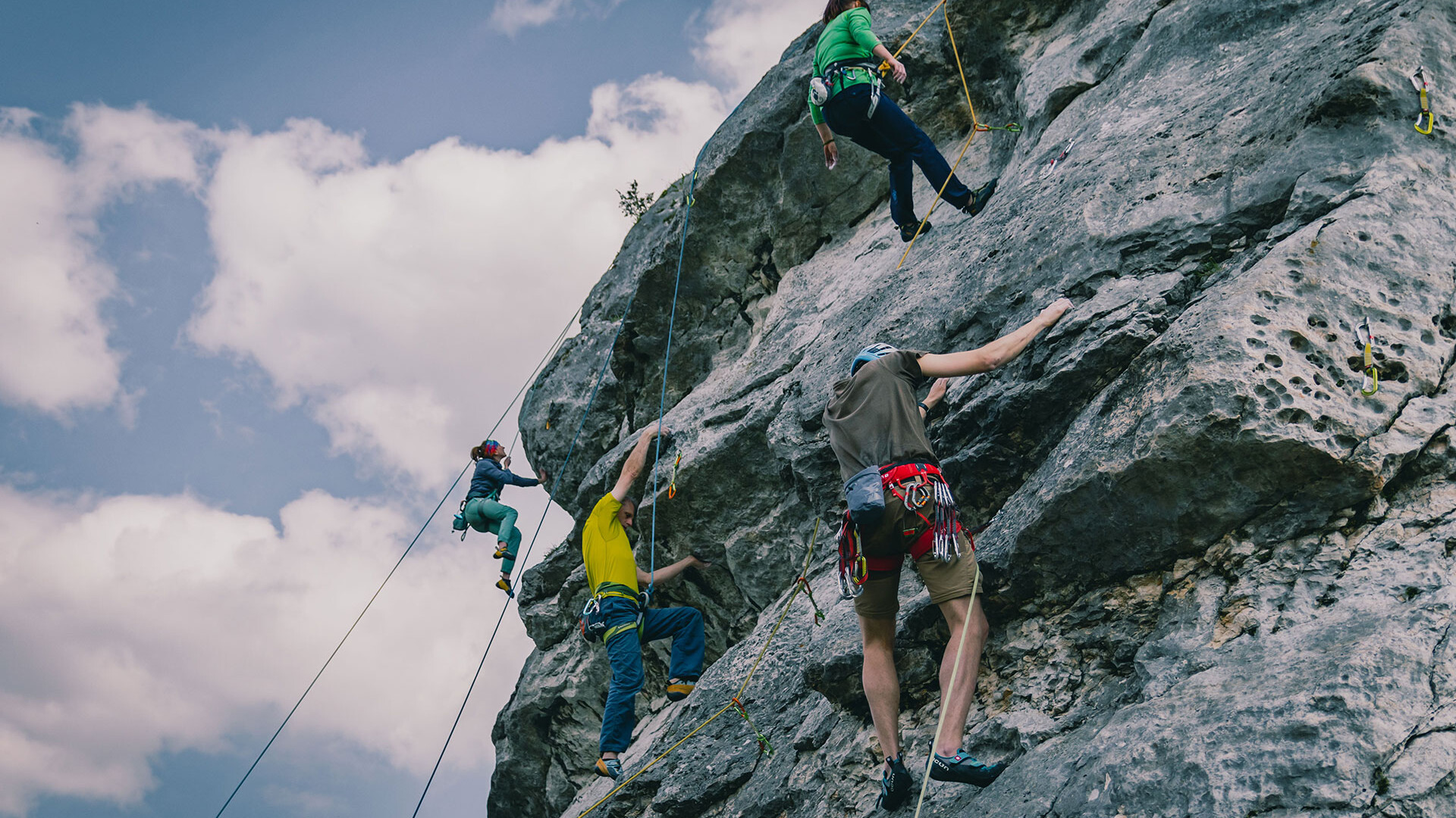 Foto Climbing sulle Dolomiti