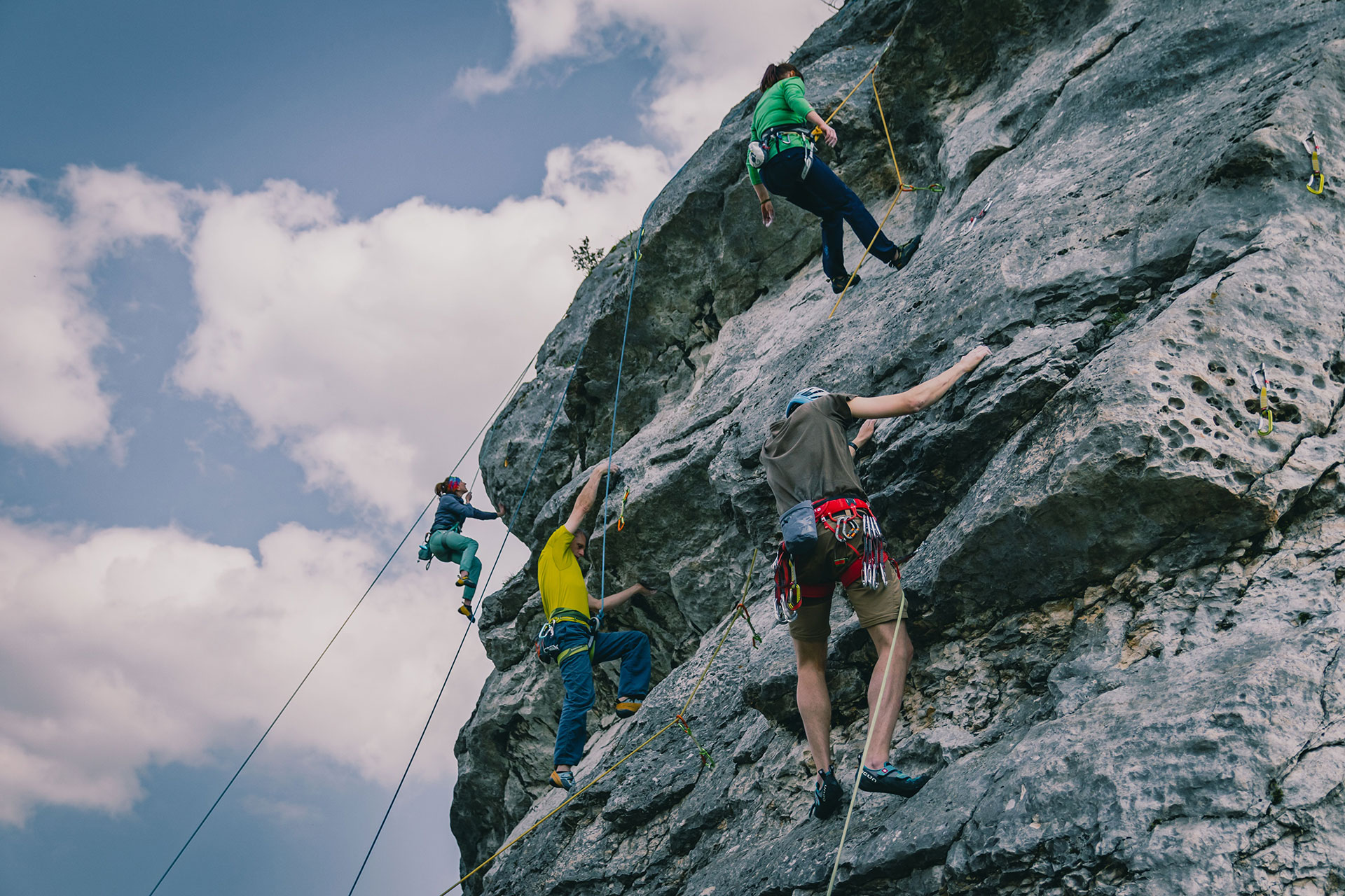 Foto Climbing sulle Dolomiti